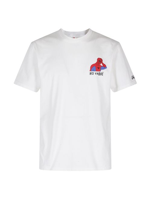 T-shirt con stampa Spiderman No Vabbe' Mc2 Saint Barth | TSHIRT MAN00007H SPIDERMAN VABBE 01N EMB